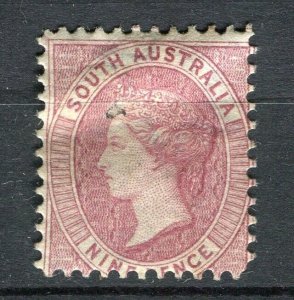 SOUTH AUSTRALIA; 1880s early classic QV issue Mint hinged 9d. value