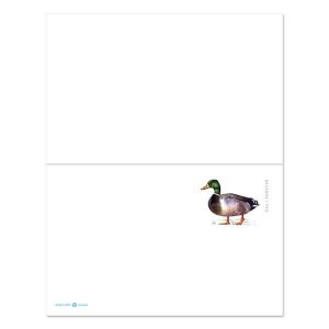 US UY55 Mallard double reply stamped card 2021 