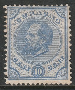 Netherlands Antilles 1873 Sc 4 MH small thin