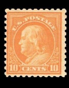 US STAMPS #472 10c P10 NO WMK MINT OG H LOT #82484-10