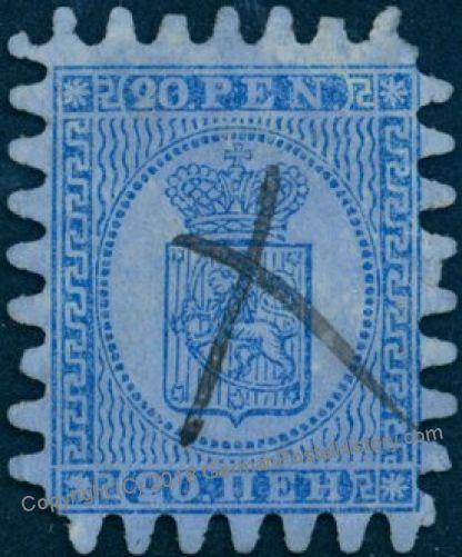 Finland Sc9 Serpentine Roulette 20 Pen Used Light thin at top 82841