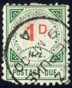 New Zealand Sc# J5 Used 1899 4p Postage Due