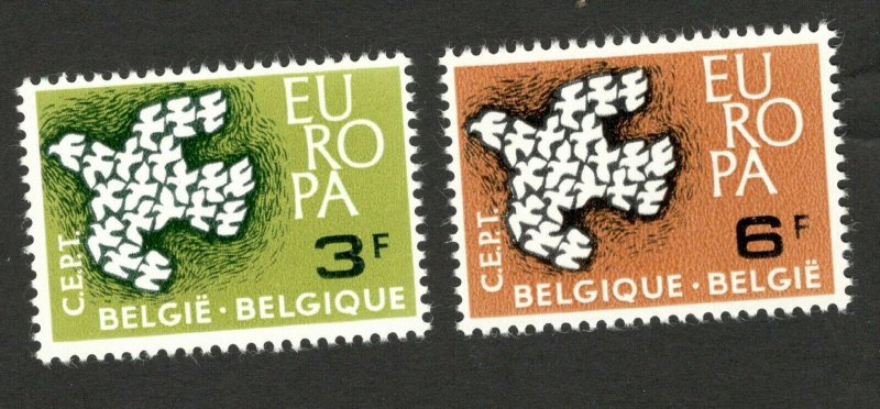 BELGIUM - MNH SET - EUROPA CEPT - 1961.