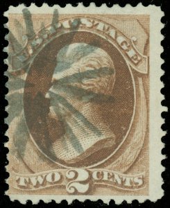 US SCOTT #146, Used With Neat CIRCLE of LONG V's FANCY CANCEL!