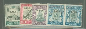 South West Africa #B1-B4 Unused Multiple