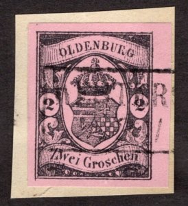 1859, Oldenburg 2gr, Used Forgery, Sc 7