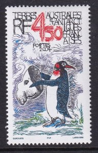 French Southern and Antarctic Territories 343 Penguin MNH VF