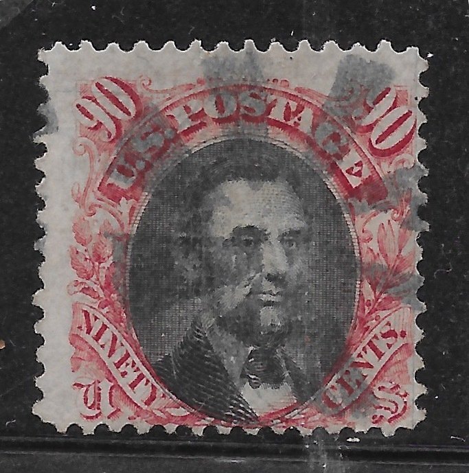 122 Used,  24c. Pictorial,  Fancy Cancel, scv: $2,000, Free Insured Shipping