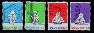 SINGAPORE SG400/3 1981 TECHNICAL TRAINING MNH