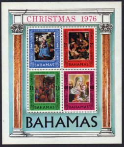 BAHAMAS Sc#397a CHRISTMAS Souvenir Sheet (1976) MNH