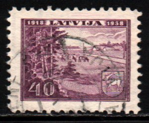 Latvia #206   used