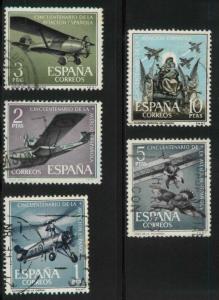 Spain 1040-1044 Used VF