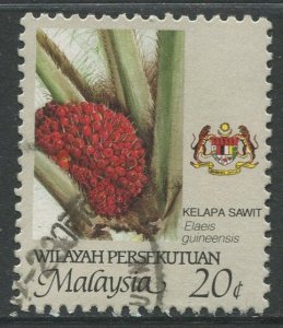 STAMP STATION PERTH Wilayah Persekutuan #115 Agriculture  Crest Used 1986