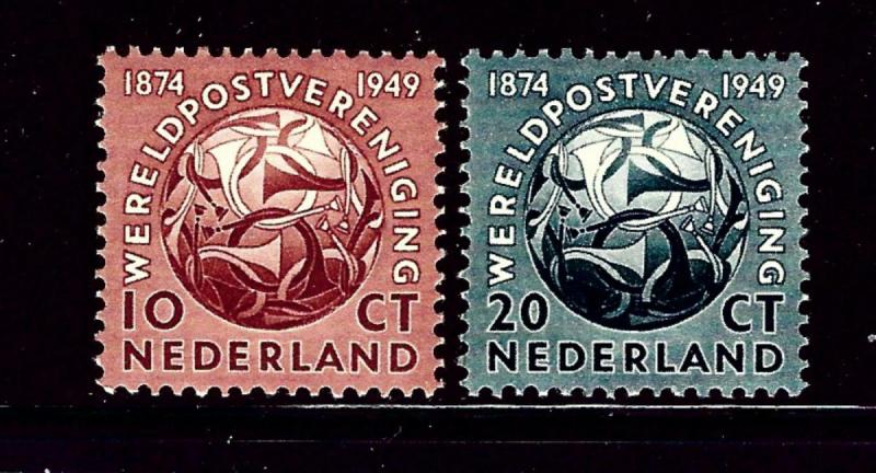 Netherlands 323-24 MNH 1949 UPU