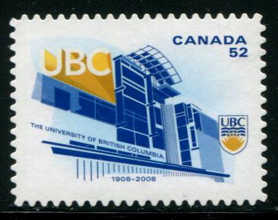 2264 Canada 52c Univ of BC SA, used