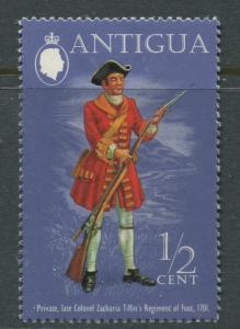 Antigua - Scott 307 - Uniforn Series -1973 - MLH - Single 1/2c Stamp