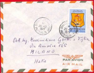 aa3918 - Haute UPPER VOLTA - POSTAL HISTORY -  AIRMAIL COVER 1977 Birds CHICKEN