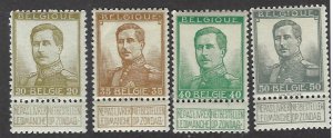 Belgium SC#96-99 Mint F-VF SCV$34.00....Beautiful!