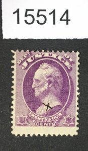 MOMEN: US STAMPS # O32 USED $425 LOT #15514