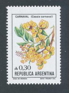 Argentina 1985  Scott 1522 MNH - 30c, Flowers 