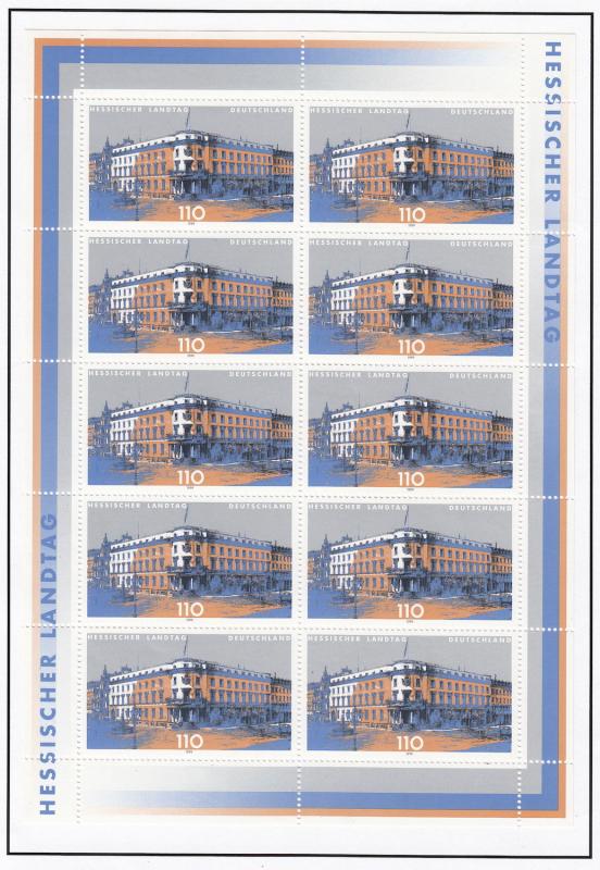 Germany #2027 Pane of 10 MNH CV$11.00