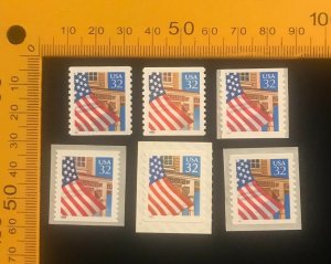 2913 to 2915D (no 2915C) MNH set of 6 singles