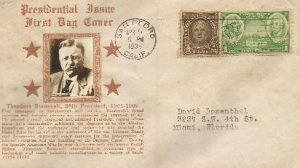 Theodore Roosevelt Crosby Naval cover 2#