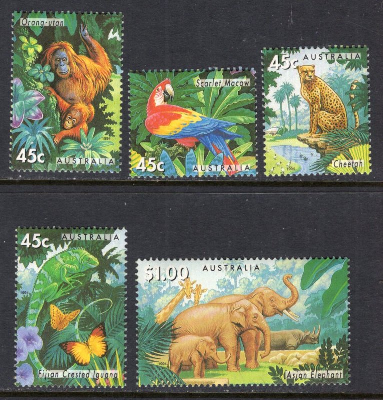 Australia 1385-1391 Animals MNH VF