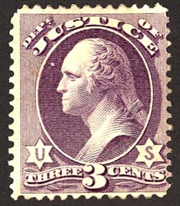 U.S. #O27 MINT OG LH