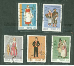 Finland #518-522 Used Single (Complete Set)