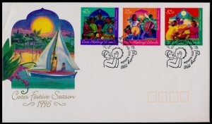 Cocos Islands 316-8 on FDC - Festive Season, Hari Raya Pussa, Food