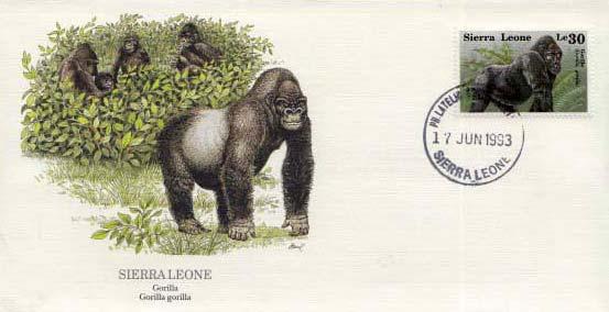 Sierra Leone, First Day Cover, Animals