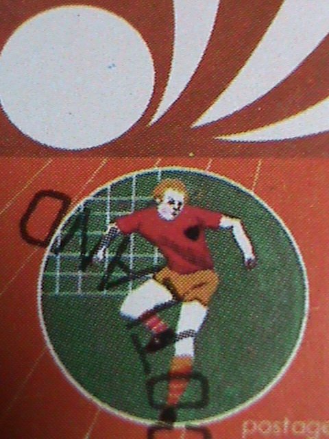 ​SCOTLAND-STAFFA STAMP-1974-WORLD CUP SOCCER-MUNICH'74-CTO FULL-SHEET VF
