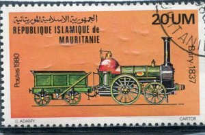 Mauritania 1980  STEAM TRAIN BURY 1837 1v Perforated Fine used