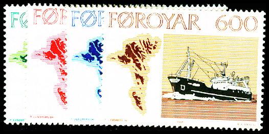 FAROE ISLANDS 24-27  Mint (ID # 17944)
