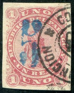 HERRICKSTAMP PARAGUAY Sc.# 5F Scott Retail $120.00 VF Used