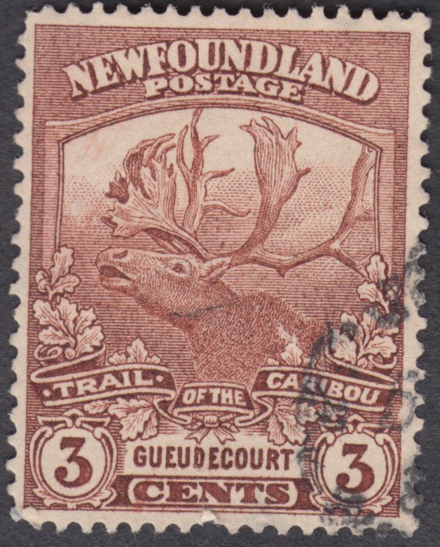 Newfoundland - #117 Trail of The Caribou Issue - Used