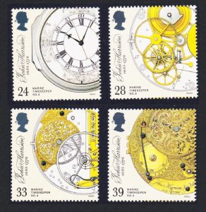 Great Britain Marine Chronometer 4v 1993 MNH SC#1489-1492 SG#1654-1657