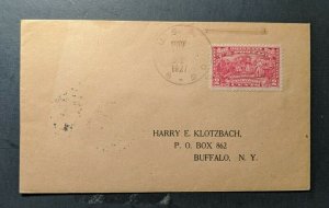 Vintage USS-S20 Ship Cancel Cover to Buffalo New York