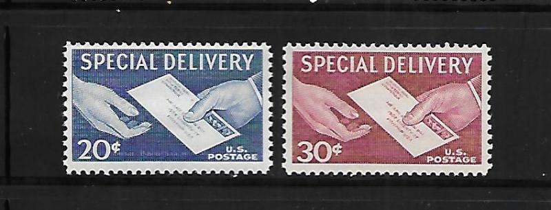 USA, E20-E21, MNH, SPECIAL DELIVERY