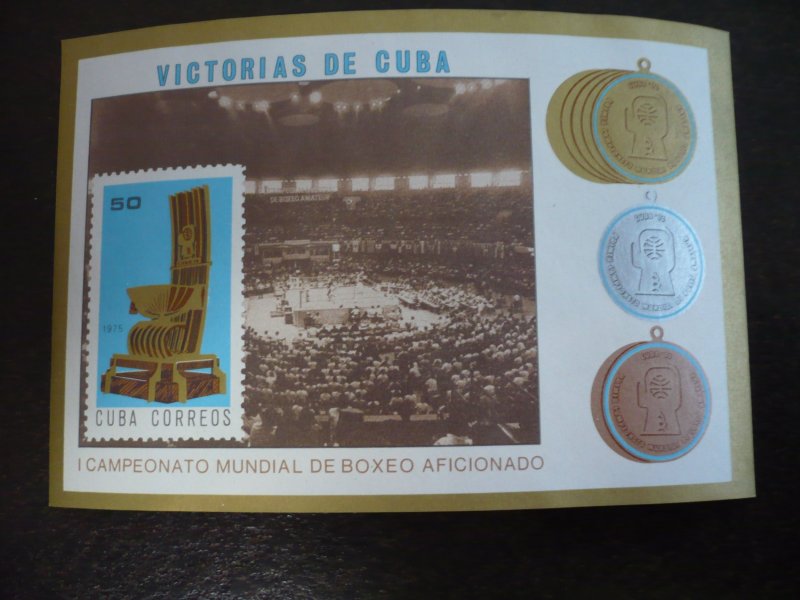 Stamps - Cuba - Scott# 1947 - Mint Hinged Souvenir Sheet