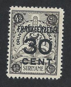 SURINAM SC# 137 F-VF OG 1927