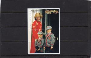 Antigua/Barbuda Princess Diana and Boys M/s