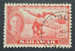 Sarawak Sc # 185, VF Used