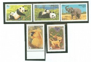 Bhutan #413/416/924-926 Mint (NH) Single (Wildlife)