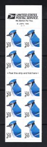 U.S. #3048a MINT, NH BLUE JAY BOOKLET PANE - PRICED AT FACE VALUE !