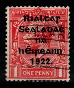 IRELAND SG27 1922 1d SCARLET USED