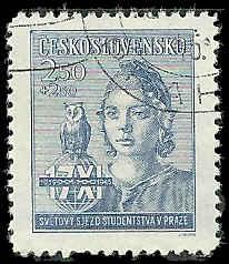 Czechoslovakia - B155 - Used - SCV-0.25