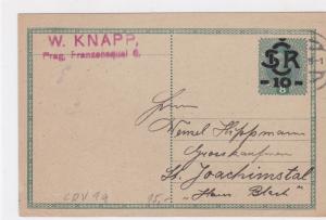 austria 1919  stamps card ref 20955