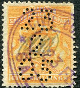 RHODESIA #14 Fine Used Issue - NICE PERFIN - COAT OF ARMS - S7817